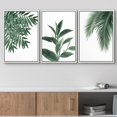 thumbnail image 2 of wall26 Framed Canvas Print Wall Art Set Tropical Jungle Island Green Plants Nature Wilderness Photography Modern Art Bohemian Decorative for Living Room, Bedroom, Office - 16"x24"x3 White, 2 of 5