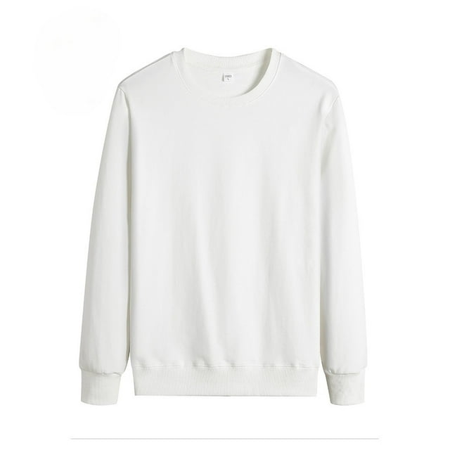 Chandail en Molleton Ras du Cou en Coton Épais pour Hommes