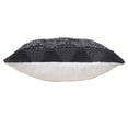 thumbnail image 6 of Laddha Home Designs Handwoven Two Tone Geometric Cotton Throw Pillow Cover - 20" - Black and White, 6 of 8