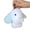 Blue ear, variant on Soft Plush Bunny Keychain - Adorable Long Ear Rabbit Fluffy Pom Pom Key Ring for Women Girls, Cute Stuffed Animal Toy Bag Charm for Backpack Purse Handbag Decor