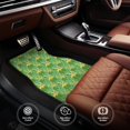thumbnail image 6 of Fuzoiu Cartoon Frog And Lotus Leaf Print Carpet Floor Mats for Car,Car Foot Mat Set,Universal Fit 4 Piece Mat Pad Set,Fits Most Cars Trucks Vans Sedans SUV Auto Carpet Mat Se, 6 of 7