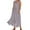 Grey, variant on Womens Summer Dresses Sleeveless Round Neck Swing Fashion Flowy A Line Floral Dress with Pockets Black Beach Long Outfits XXXXL