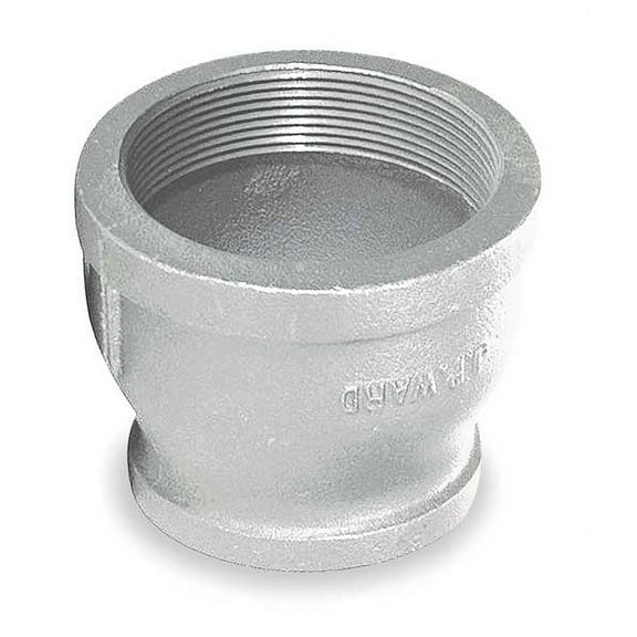 ZoroSelect 3" x 2" FNPT Galvanized Reducer