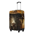 thumbnail image 2 of Balery Luggage Cover Sunflower Cowboy Hat Cow Print Suitcase Covers for Luggage Elastic Washable Suitcase Protector Fits 18-32 Inch Luggage-X-Large, 2 of 9