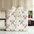 thumbnail image 4 of Weightlifting Santa Claus Funny Gym Fitness Christmas Wrapping Paper, 4 of 7