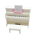 thumbnail image 1 of Miniature Piano with Stool Decoration Electronic Simulated Child W8P9 G8Q3, 1 of 8