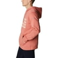 thumbnail image 3 of Columbia Men's Trek Graphic Hoodie, Dark Coral/Treestriped Flag, Large, 3 of 5