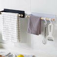 thumbnail image 4 of Naiovety Colgador de toallas de para cocina y baño Almacenamiento y organización del hogar blanco, 4 of 6