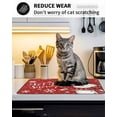 thumbnail image 6 of Christmas Snowman Stove Top Covers for Electric Stove, 28'x20'' Winter Showflake Red Glass Ceramic Stove Cover Foldable Rubber Mat Heat Resistant Cooktop Protector for Kitchen, 6 of 8