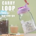 thumbnail image 4 of Bote Mason Jar con tapa con boquilla, paquete de 4 unidades, boca normal, AOEJarry, 4 of 7
