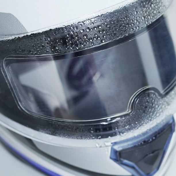 2@# Transparent Motorcycle Helmet Accessories Optional Clear Rainproof Film Anti Rain Clear Anti-Fog Patch Screen Universal9 X 25cm Anti Rain He Qiyong unisex
