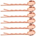 thumbnail image 4 of MOVTOTOP Plateau à Pinces à Cheveux en Cuivre Or Rose pour Décoration avec Réglages Ronds 20 Pcs, 4 of 7