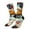 2 Black-2, variant on Retro American Eagle Pattern Sport Socks for Women and Men Crew Socks Sporty Calf Socks Casual Socks