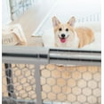 thumbnail image 2 of Carlson Pet Products Expandable Pet Gate, 28"-42" Wide x 23" Tall, Pressure Mounted, Gray, 2 of 6