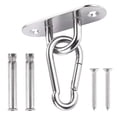thumbnail image 1 of Gancho de techo, capacidad de 450 kg, gancho de montaje en pared de techo resistente, acero inoxidable 304, kit para colgar para hamaca, silla colgante, saco de boxeo de yoga, 1 of 1