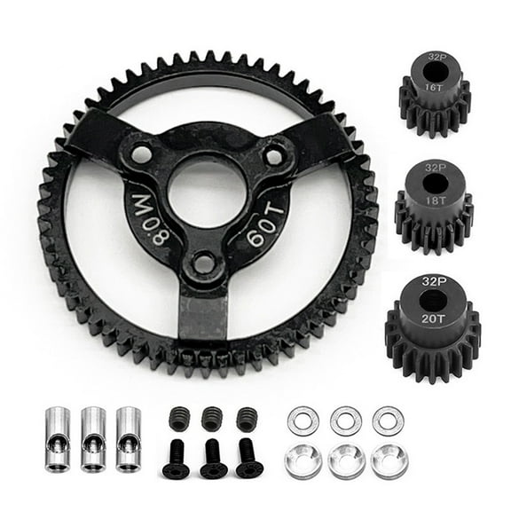Gear Set Upgraded Replacement Gear Wheel for Traxxas Slash 2WD VXL Bandit Rustler Stampede Drag Slash RC Crawler