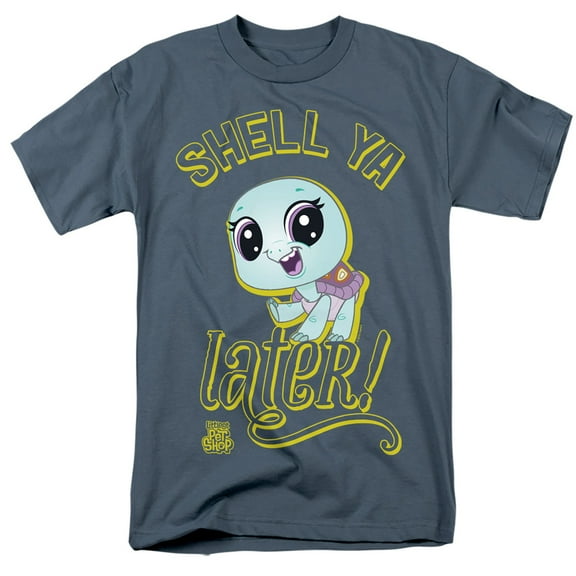 Littlest Pet Shop Shell Ya Later S/S Adult 18/1 T-Shirt Slate