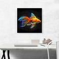 thumbnail image 2 of ARTCANVAS Goldfish Freshwater Aquarium Fish Canvas Art Print - Size: 18" x 18" (0.75" Deep), 2 of 9