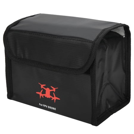 Lot De 3 Sacs De Sécurité Pour Batteries Lipo, 18,5 X 6 X 7,5 Cm