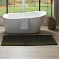 thumbnail image 6 of Mohawk Home Homespun Plush Fade/Stain Resistant Non-Slip Machine Washable Bath Rug, Cool Grey, 2' x 5', 6 of 6