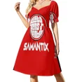 thumbnail image 2 of Bares y bromas - SAMANTIX Vestido sin mangas Vestidos de mujer para ocasiones especiales Vestido de verano Ropa diaria Vestido, 2 of 7