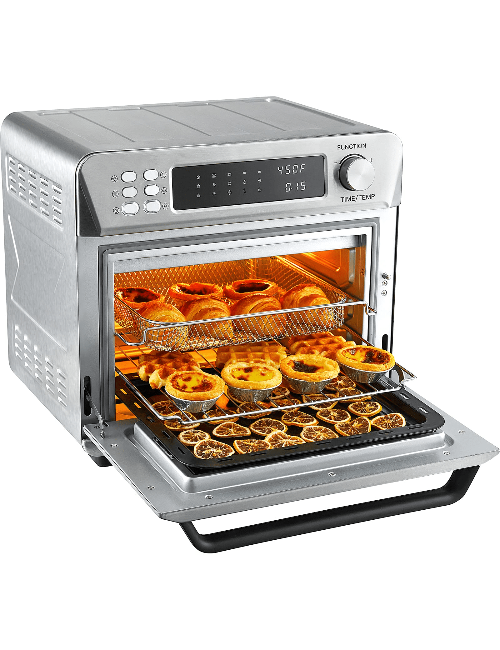 JOYOUNG Air Fryer Toaster Oven with 14 Preset Functions Convection Oven