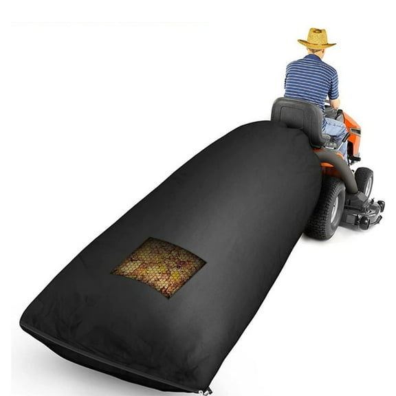 Leaves Collector Bag Grass Catcher Bag for Riding Lawn Mowers 420D Fabric with Waterproof Cover Meshes Vent Design