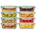 thumbnail image 1 of Recipientes de vidrio Fusion Gourmet de 1 litro (paquete de 8), 1 of 8