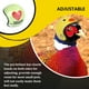 thumbnail image 3 of Casco para mascotas sweethay loros sombreros disfraces ajustables protector corazón verde, 3 of 6