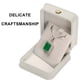 thumbnail image 4 of Caja de regalo de joyería, joyero pequeño, caja de regalo, joyero para pulsera, collar, anillo, cadena, 7,5*8,5*4cm, 4 of 5