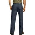Genuine Dickies Mens Relaxed Fit Straight Leg Flat Front Flex Pant