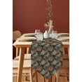 thumbnail image 2 of Chrysanthemum Dahlia Overlay Flowers Modern Home Kitchen Dining Tablecloths Wedding Party Table Decoration Table Runner, 2 of 5