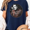 thumbnail image 2 of Retro Thriller Spiral Graphic T-Shirt, Vintage Mystery Movie Poster Style Tee Men's And Women's Graphic Tee 100% Cotton by TBun, Full Sizes S-5XL, 2 of 5