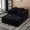 Black, variant on S-HOME 60 Inch Chaise Lounge Chair with Oversized Corduroy Upholstery Deep Seat Sleeper Couch for Easy Comfort Enjoyment,Antique Dark Grey