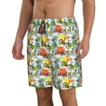 thumbnail image 2 of Logiee Retro Bike Print Mens Swim Trunks Quick Dry Board Shorts,Breathable Hawaii Beach Shorts Swimwear Bathing Suits-Large, 2 of 6