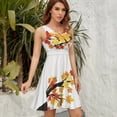 thumbnail image 5 of Bird On A Tree With Autumn Leaves Dress Summer Street Style Dresses Female Sleeveless Printed Sundress, 5 of 7