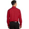 thumbnail image 2 of Port Authority SuperPro Twill Shirt-2XL (Rich Red), 2 of 6