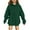 Green, variant on MLQIDK Hoodie for Girls Long Sleeve Solid Color Cute Plain Hoodie Basic Hoodie Preppy Pullover Kids Clothes Size 10-12 Years 110(3-4 Years)