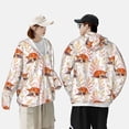 thumbnail image 4 of Balery Cute Sleepy Fox Men's Women's UPF 50+ Sun Protection Lightweight Hoodie Performance Long Sleeve Shirt for Fishing Running-XX-Large, 4 of 7