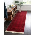 thumbnail image 2 of Unique Loom 3126457 Tribal Traditional Torkaman Runner Rug, 2 Feet 7 Inch x 10 Feet, Red/Burgundy, 2 of 10