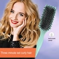thumbnail image 3 of Peine para Rizos JShteea Cepillo para Peinar Con Ondas Y Rizador Verde, 3 of 9