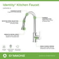 thumbnail image 2 of Symmons SK6710PD Identity 1.5 GPM Single Hole Pull Down Kitchen Faucet - Chrome, 2 of 3