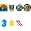 Monster Jam Party Supplies Party Pack For 24 With Blue #2 Balloon