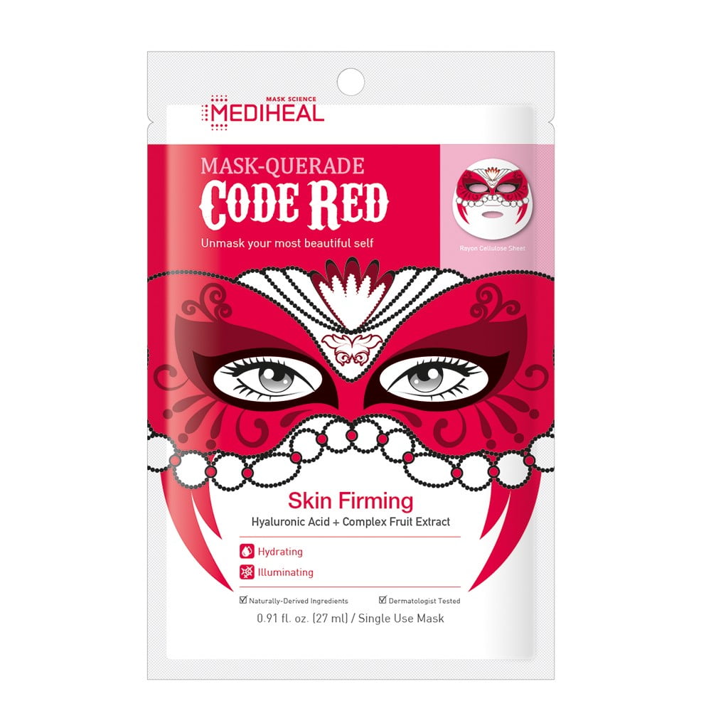 MEDIHEAL Mask Querade Code Red Mask 5 pack