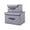 Gray, variant on Btomtd 2pcs Large And Small Flip Storage Boxes Set Foldable Fabric Storage Chests with Handles for Garment and Linens Management, 20L, Coffee