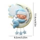 thumbnail image 3 of hengsof Christmas Snowman Ornament Christmas Decorations Resin Snowman Decor for Tree, Holiday Winter Indoor Home Table Decor Xmas Gifts, 3 of 6