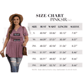 thumbnail image 7 of PINKSIR Plus Size Short Sleeve Henley Shirt for Women Flowy Tunic Tops Loose Fit Pleated Swing Blouse Mauve 1X-5X, 7 of 7
