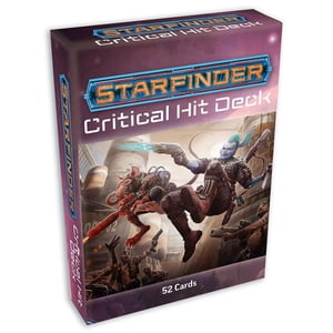 Paizo PZO7406 Jeu de cartes Starfinder Critical Hit Deck