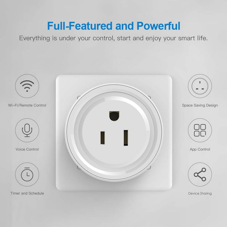 smart socket with app control Smart plug, Mini Wifi Outlet