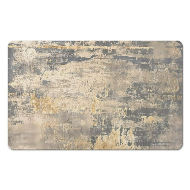 Decorative 20x32 inch Modern Abstract Runner Rug - Perfect Non-Skid Long Bathroom and Hallway Rug with Rubber Backing - Enhance Your Kitchen, Entryway, Laundry, Living Room or Bedroom